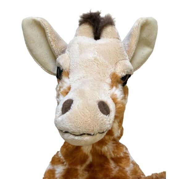 Eco Pals Hand Puppet 12" Giraffe Plush Toy By Wildlife Artists Imaginative Fun - Picture 3 of 9